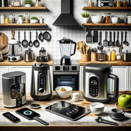 Explora gadgets que transforman tu cocina, desde batidoras inteligentes hasta hornos conectados. Compra online y mejora tu experiencia culinaria.