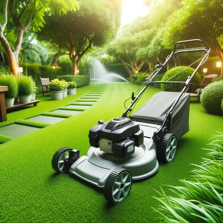 Cortacésped ideal para jardines extensos. Potencia, precisión y comodidad garantizadas.