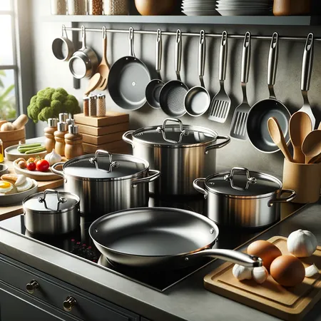 Encuentra ollas y sartenes de alta calidad para tu cocina. Diseños innovadores y materiales resistentes.