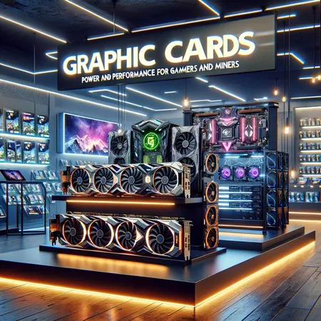 Descubre tarjetas gráficas diseñadas para juegos y minería. Optimiza tu experiencia con rendimiento excepcional.